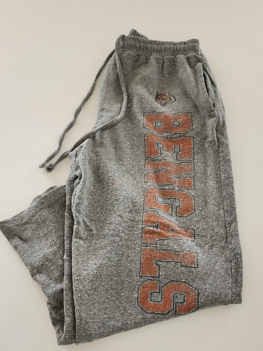 NFL Team Apparel Mens Gray Bengals   Lounge Pants Size L